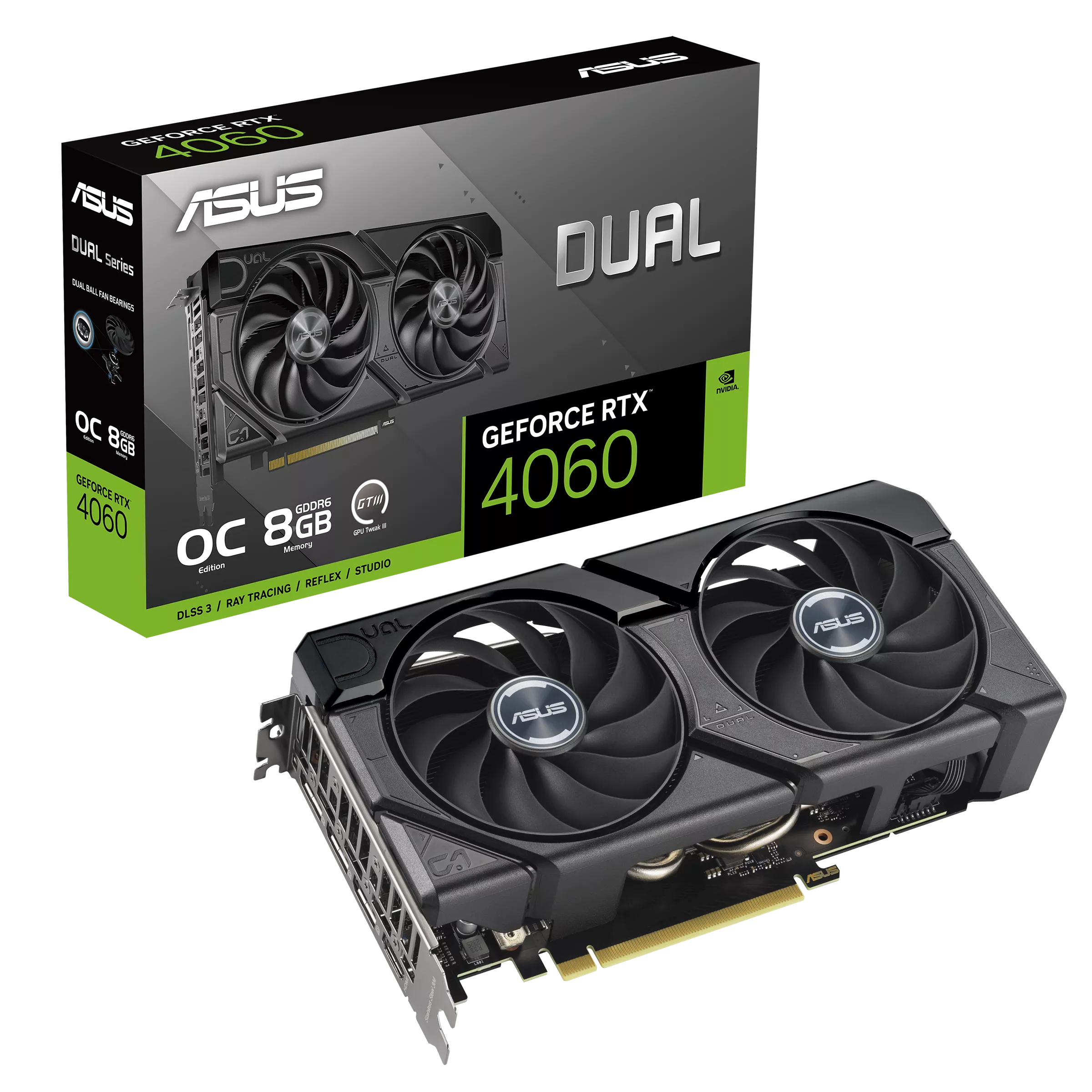 ASUS DUAL EVO GEFORCE RTX 4060 OC EDITION 8GB GDDR6 ASUS DUAL EVO GEFORCE RTX 4060 OC EDITION 8GB GDDR6